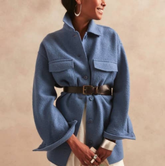 Banana republic wool jacket /shacket - Picture 8 of 8